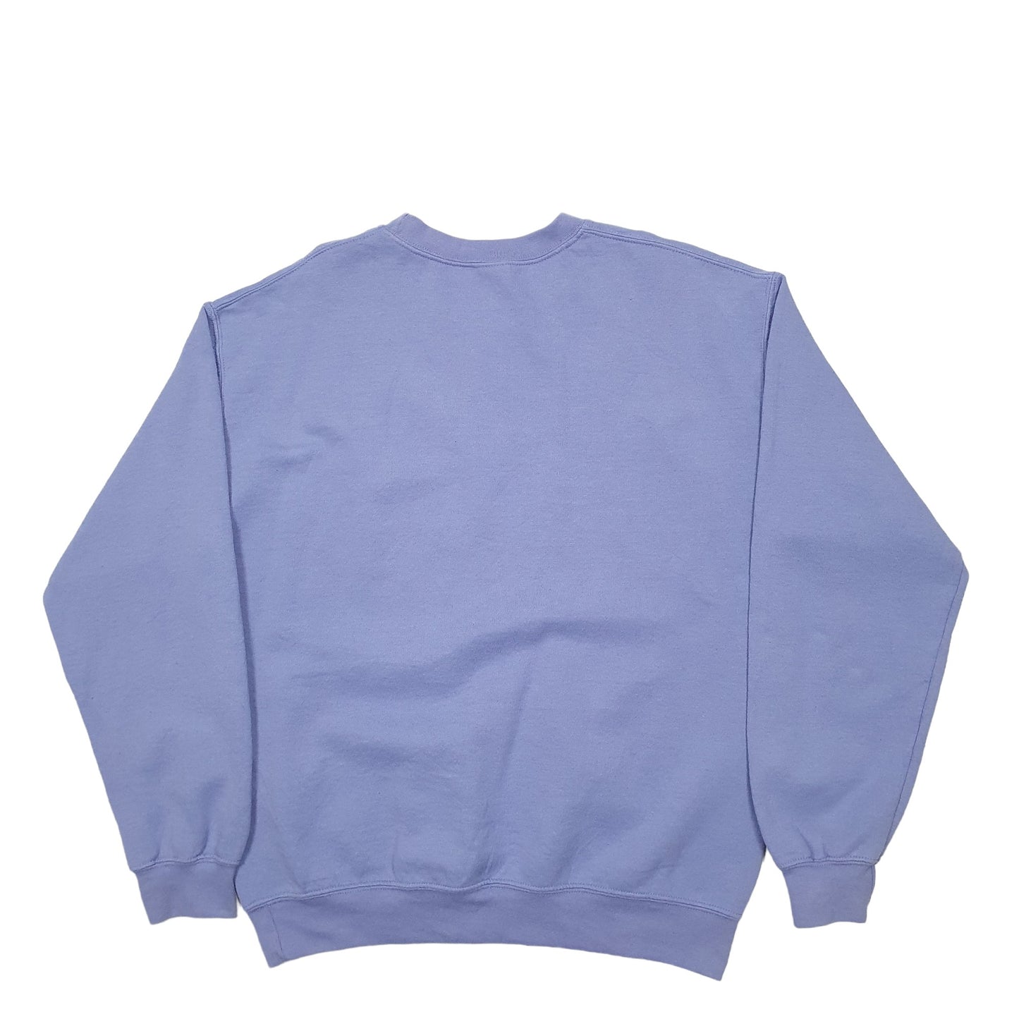 Mens Purple Adidas Spellout Crewneck Jumper