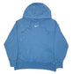 Mens Blue Nike Baggy Oversized Hoodie Jumper