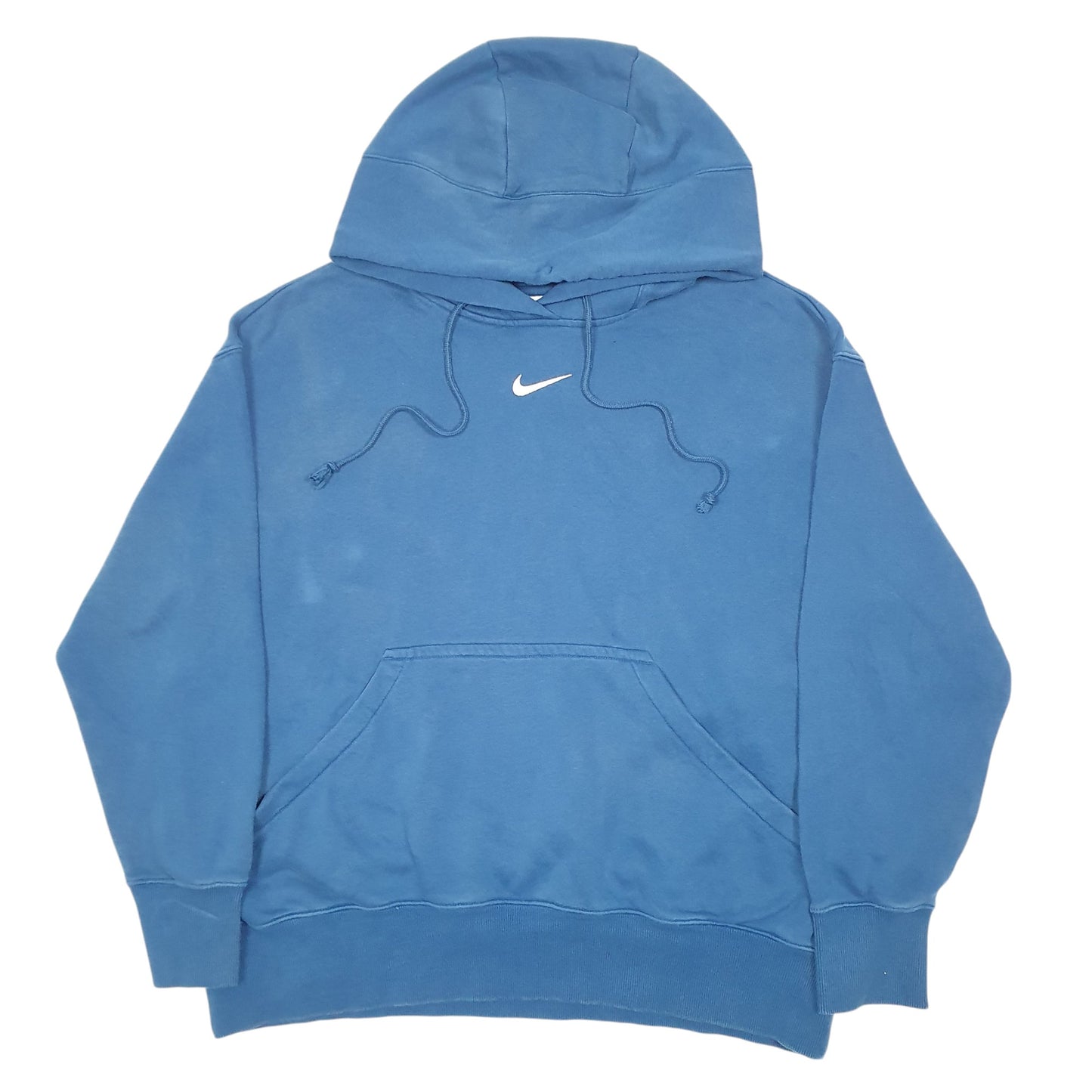 Mens Blue Nike Baggy Oversized Hoodie Jumper