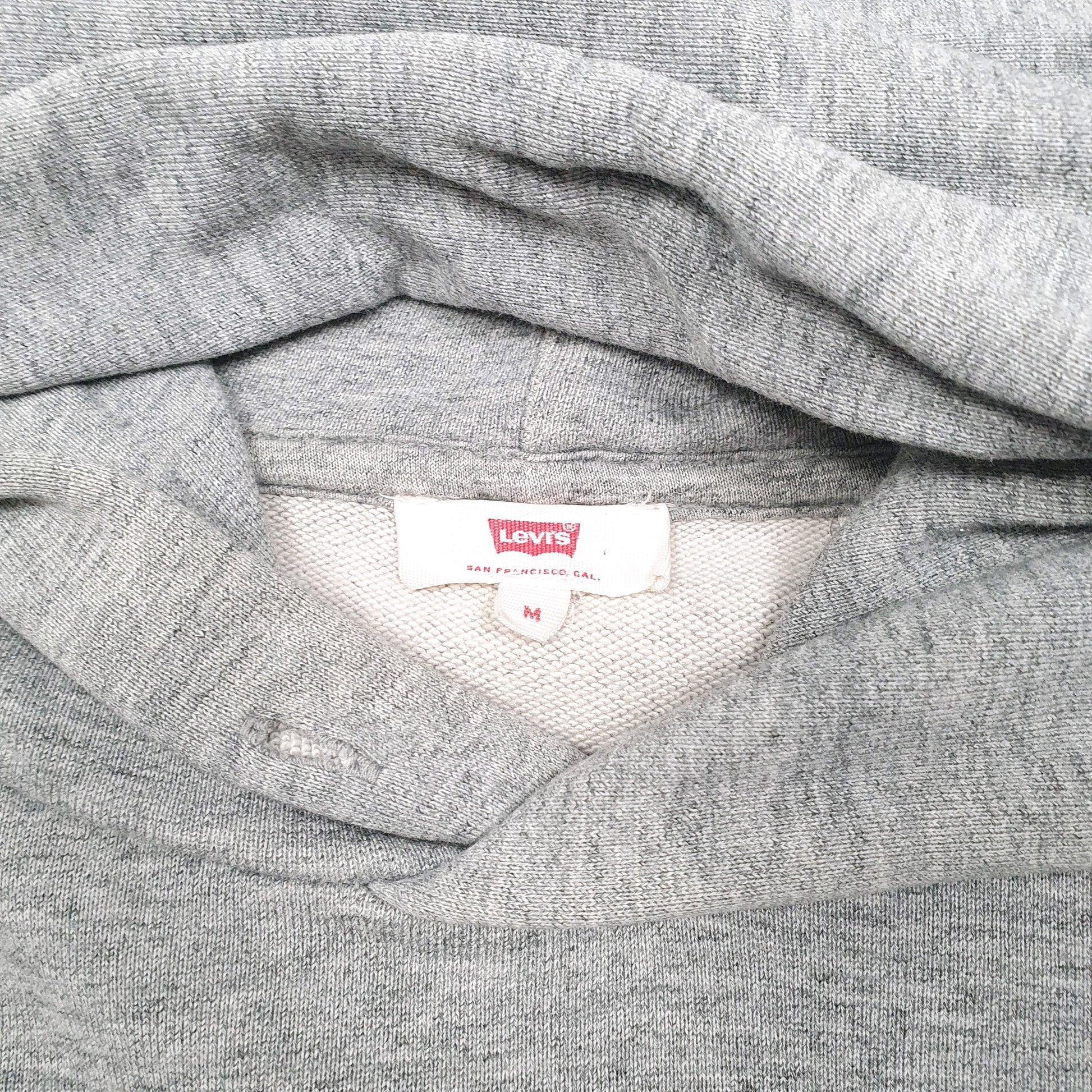 Womens Grey Levis Silver Sparkle Hoodie Jumper
