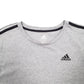 Womens Grey Adidas  Short Sleeve T Shirt