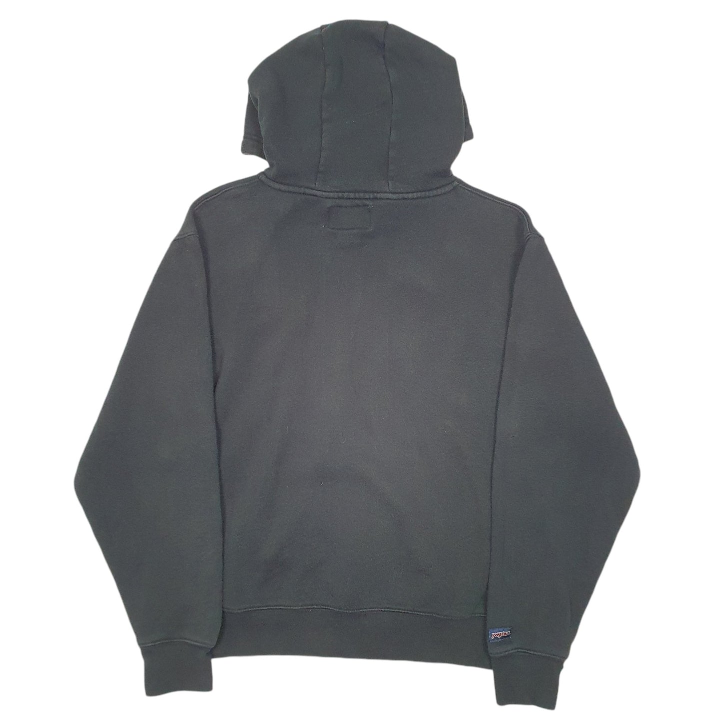 Mens Black Jansport Biola University USA Spellout Hoodie Jumper