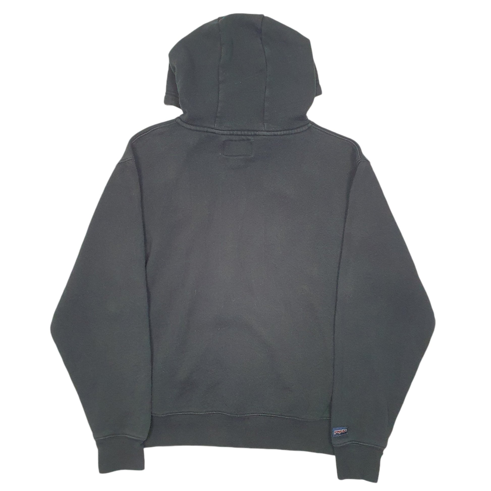 Mens Black Jansport Biola University USA Spellout Hoodie Jumper