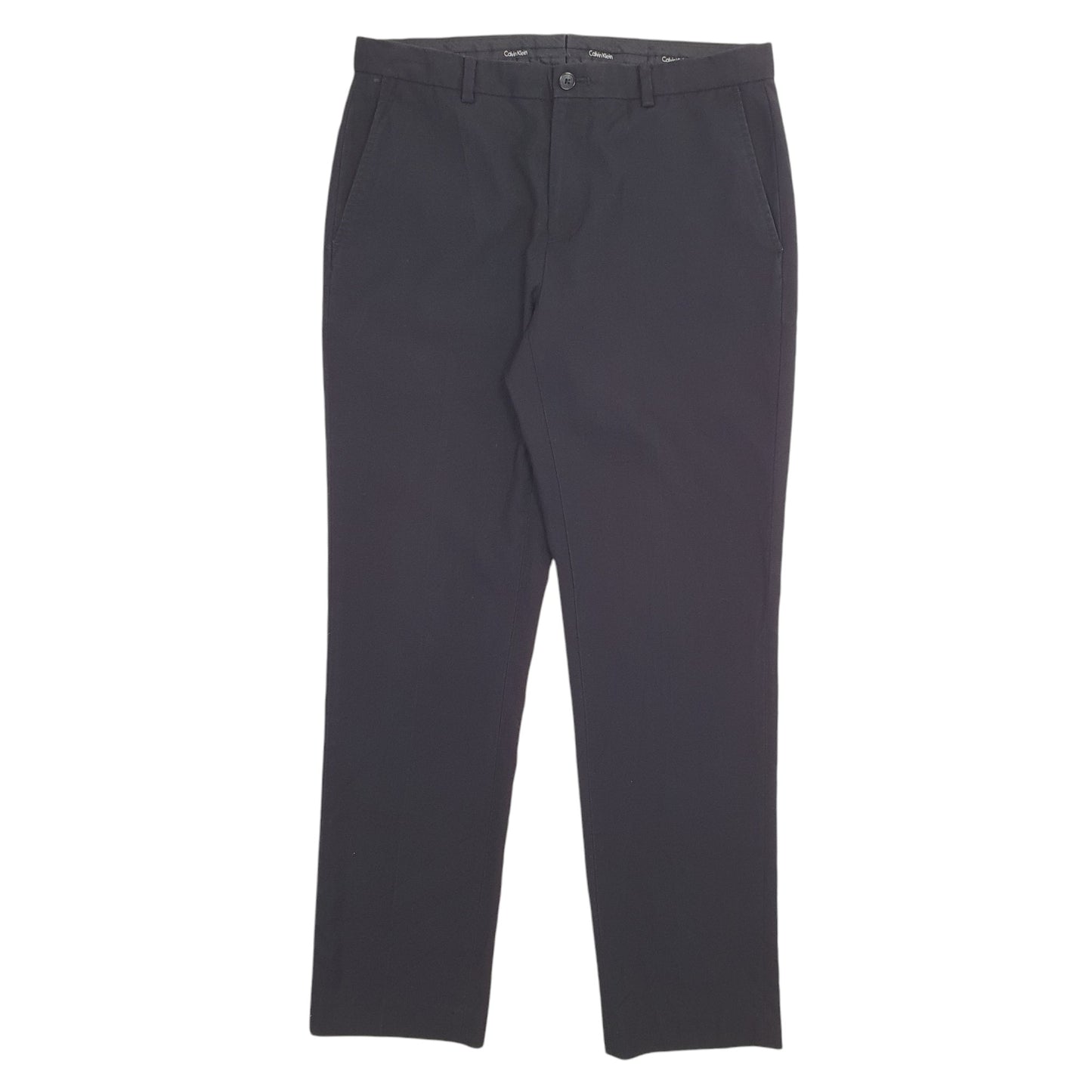 Mens Black Calvin Klein  Chino Trousers