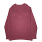 Mens Burgundy Nautica Knit Crewneck Jumper