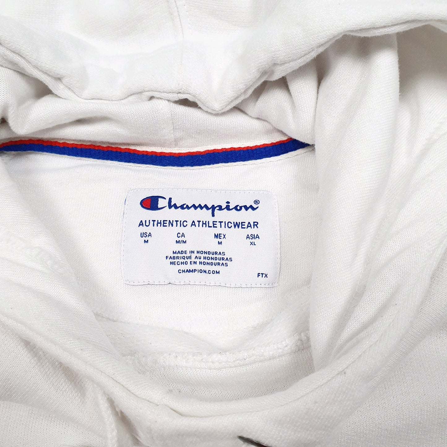 Womens White Champion  Hoodie Jumper