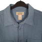Mens Blue L.L.Bean Chamois Overshirt Long Sleeve Shirt