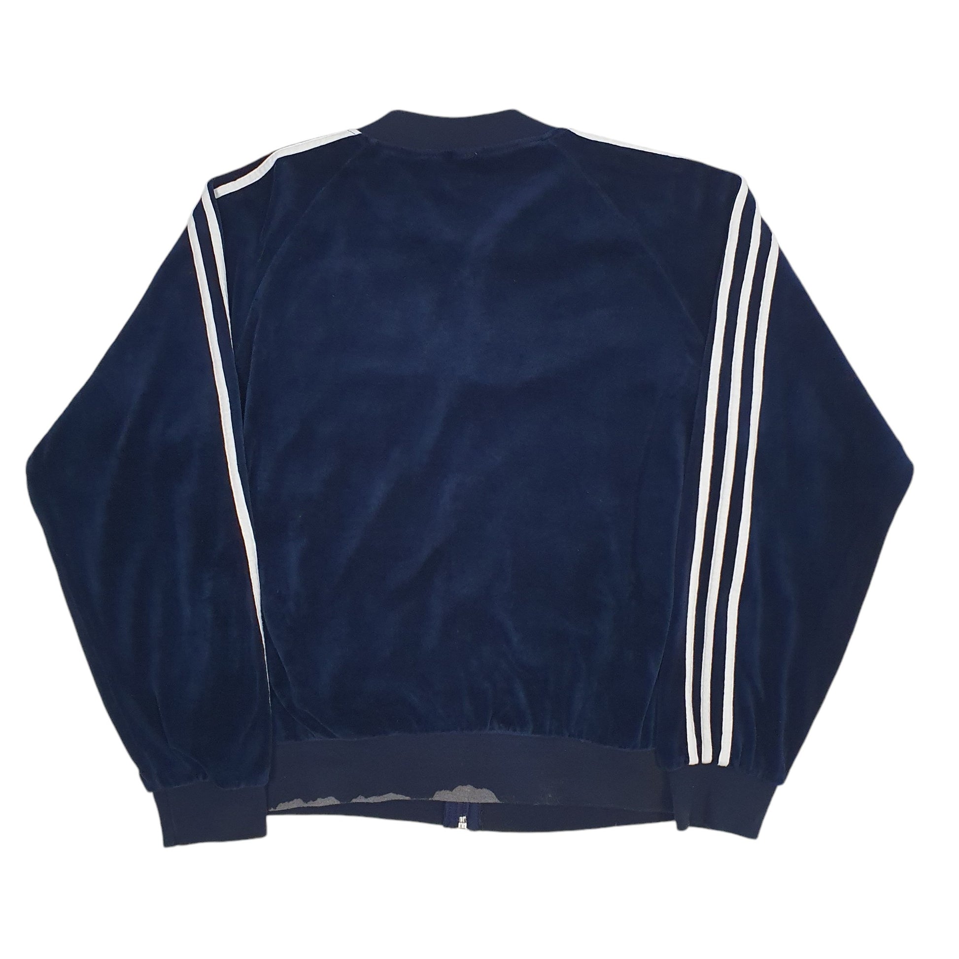 Womens Navy Adidas  Full Zip Jumper