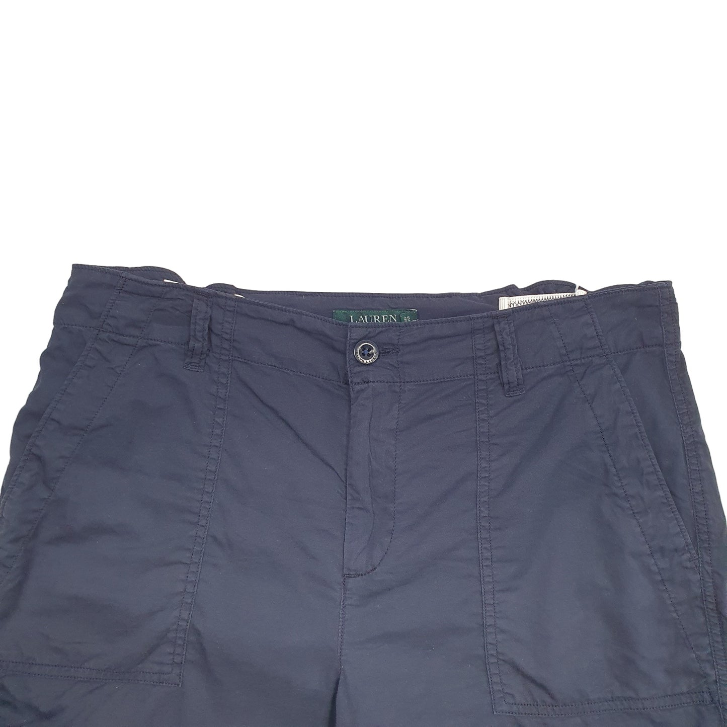 Womens Navy Ralph Lauren  Chino Shorts