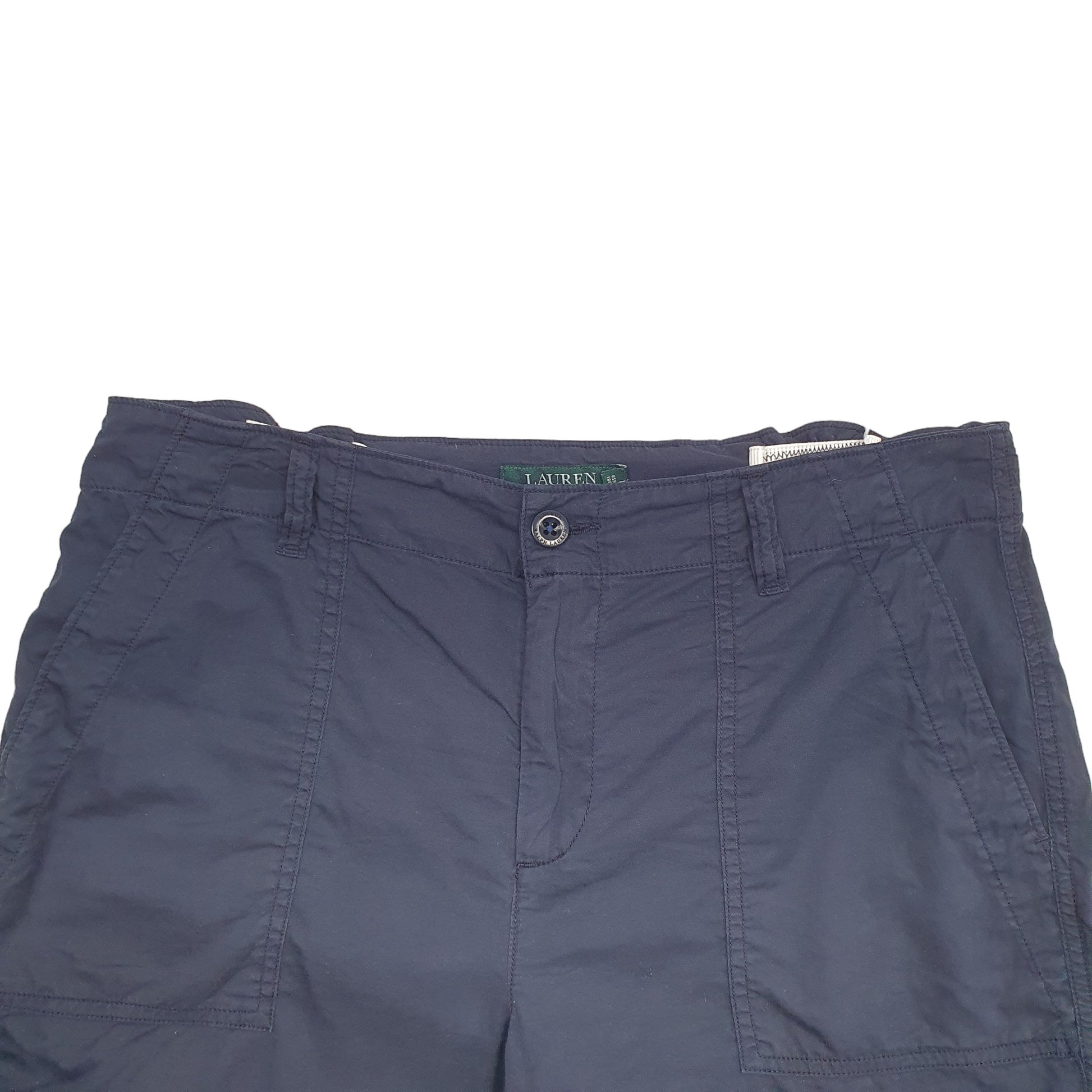 Womens Navy Ralph Lauren  Chino Shorts