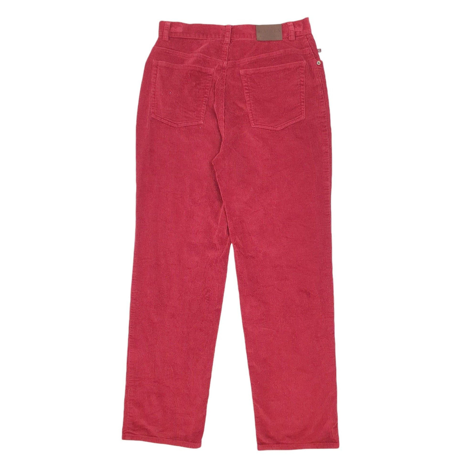 Womens Burgundy Ralph Lauren  Corduroy Trousers