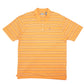 Mens Orange Izod Golf Short Sleeve Polo Shirt