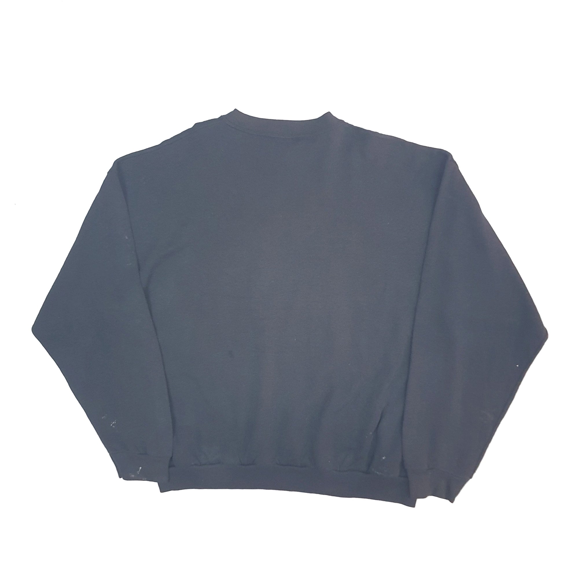 Mens Black Harley Davidson Vintage 1990s Made in USA Fun Wear Eagle Harley Country Crewneck Jumper