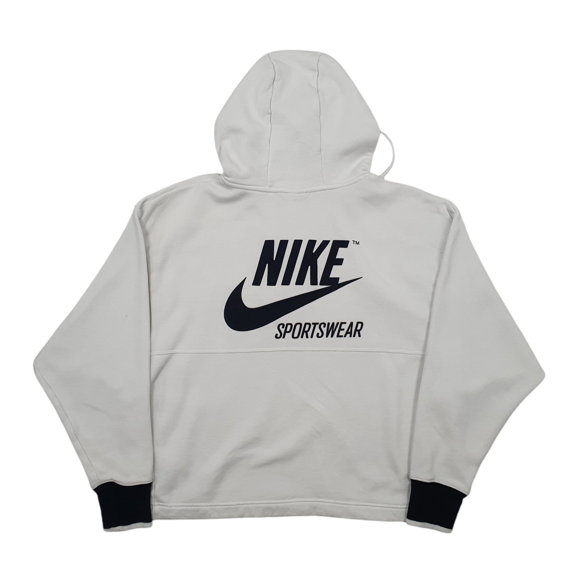 Mens White Nike Sportswear Quarter Zip Jumper