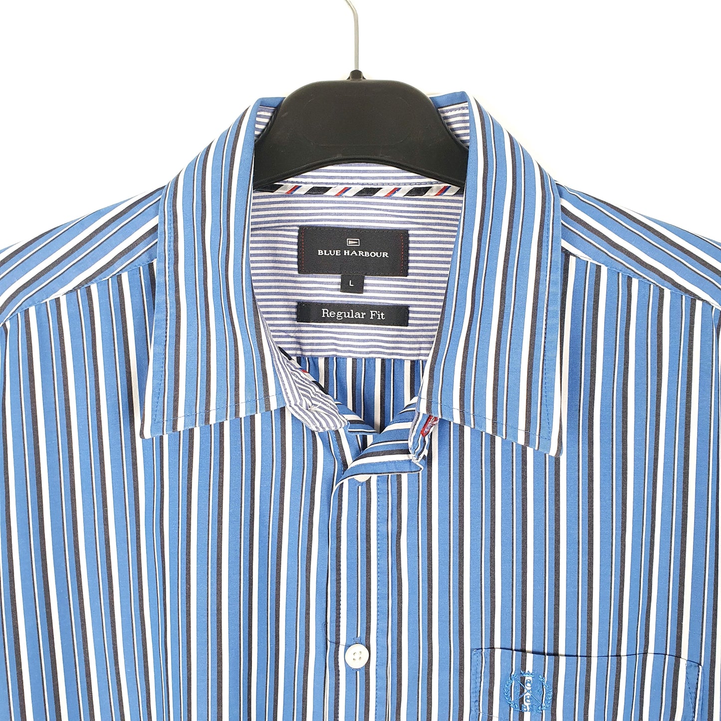 Mens Blue Blue Harbour  Long Sleeve Shirt
