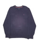 Mens Navy Tommy Hilfiger Knit Crewneck Jumper