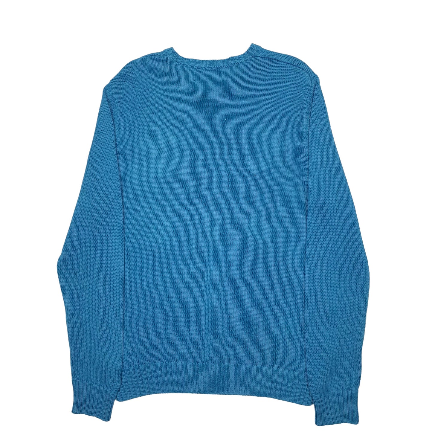 Mens Blue Chaps Knit Crewneck Jumper