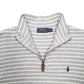 Mens Grey Ralph Lauren  Quarter Zip Jumper