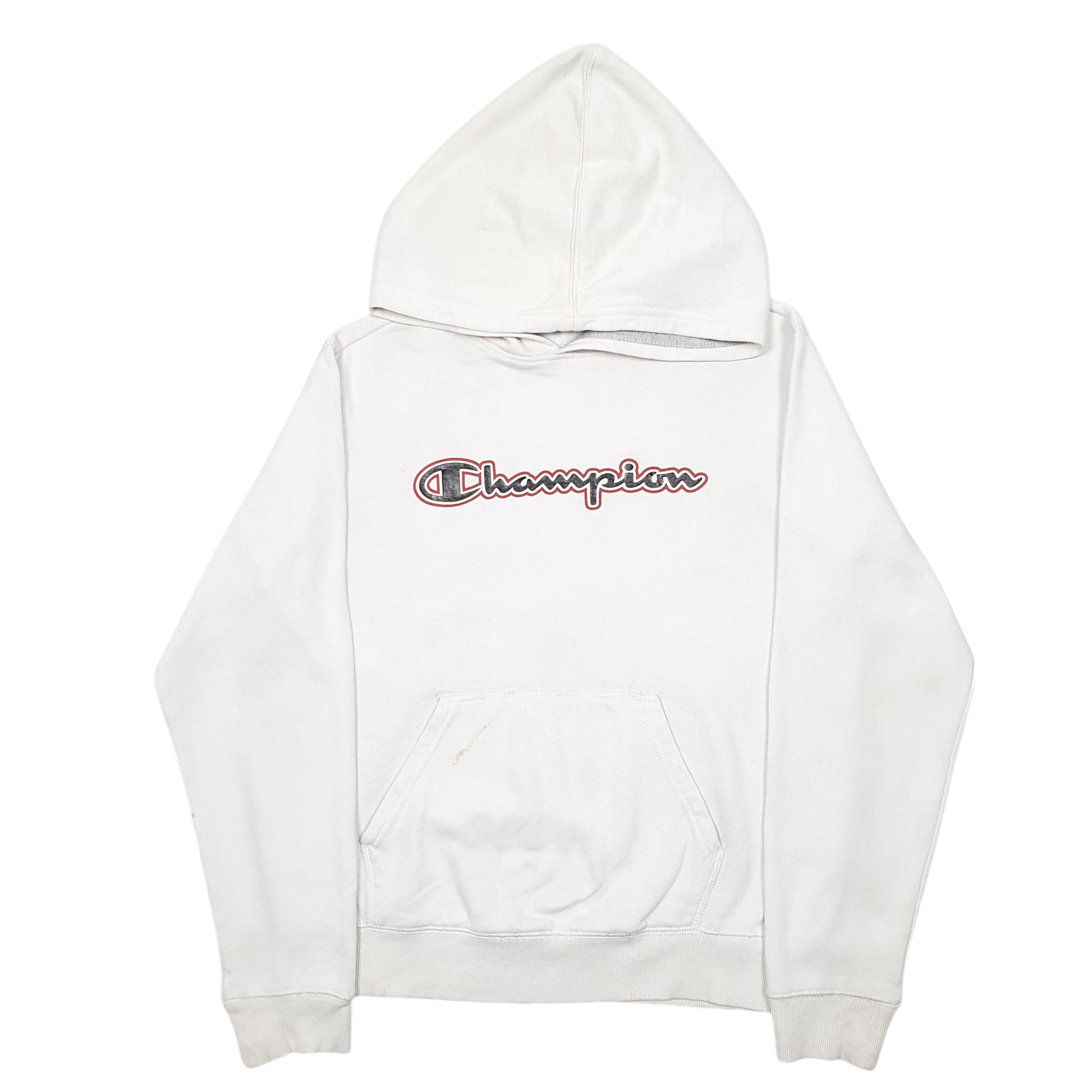 Womens White Champion  Hoodie Jumper