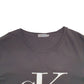 Mens Black Calvin Klein Spellout Short Sleeve T Shirt