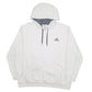 Mens White Adidas  Hoodie Jumper