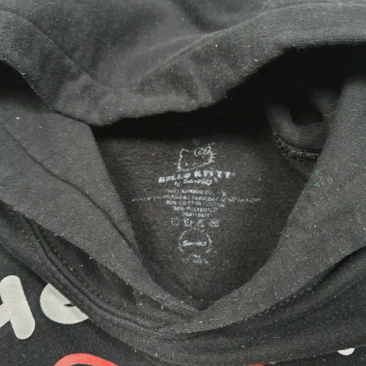 Womens Black Hello Kitty Tokyo Hoodie Jumper