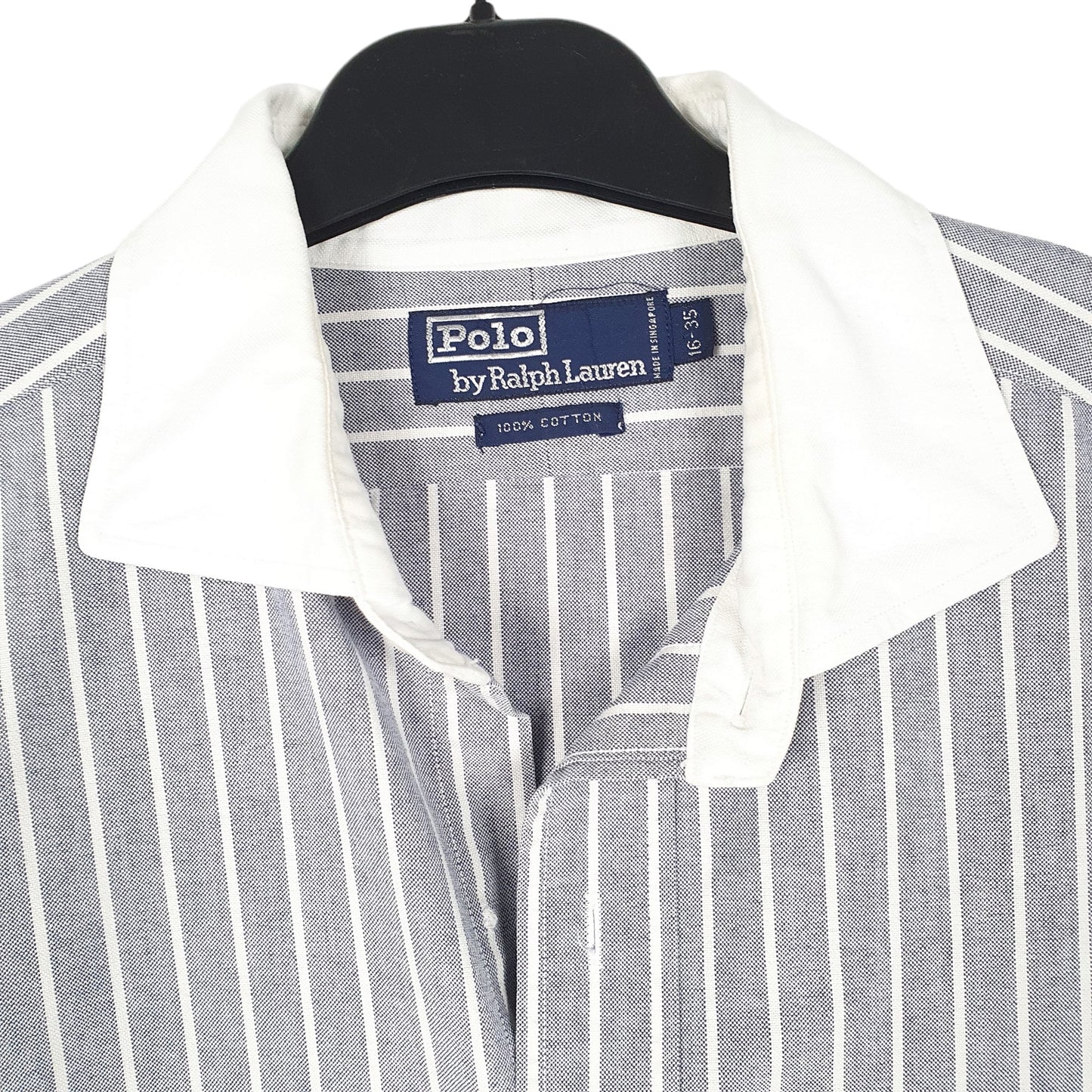 Mens Blue Polo Ralph Lauren Oxford Long Sleeve Shirt