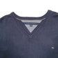 Mens Navy Tommy Hilfiger Knit Crewneck Jumper