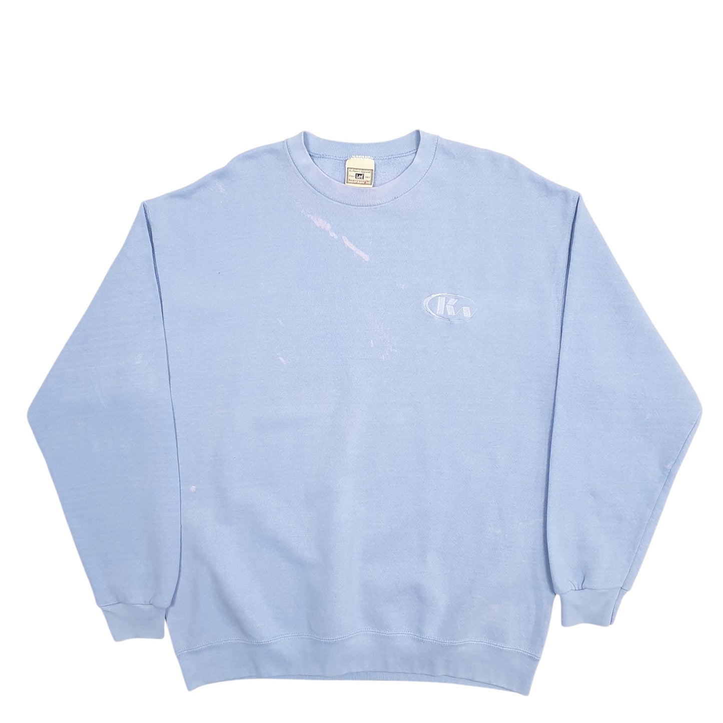 Mens Blue Lee  Crewneck Jumper