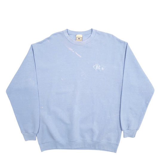 Mens Blue Lee  Crewneck Jumper