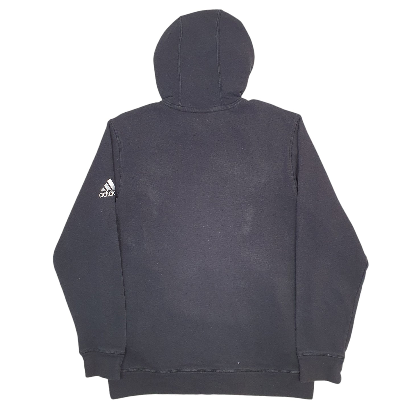 Mens Black Adidas Indiana Volleyball Spellout Hoodie Jumper