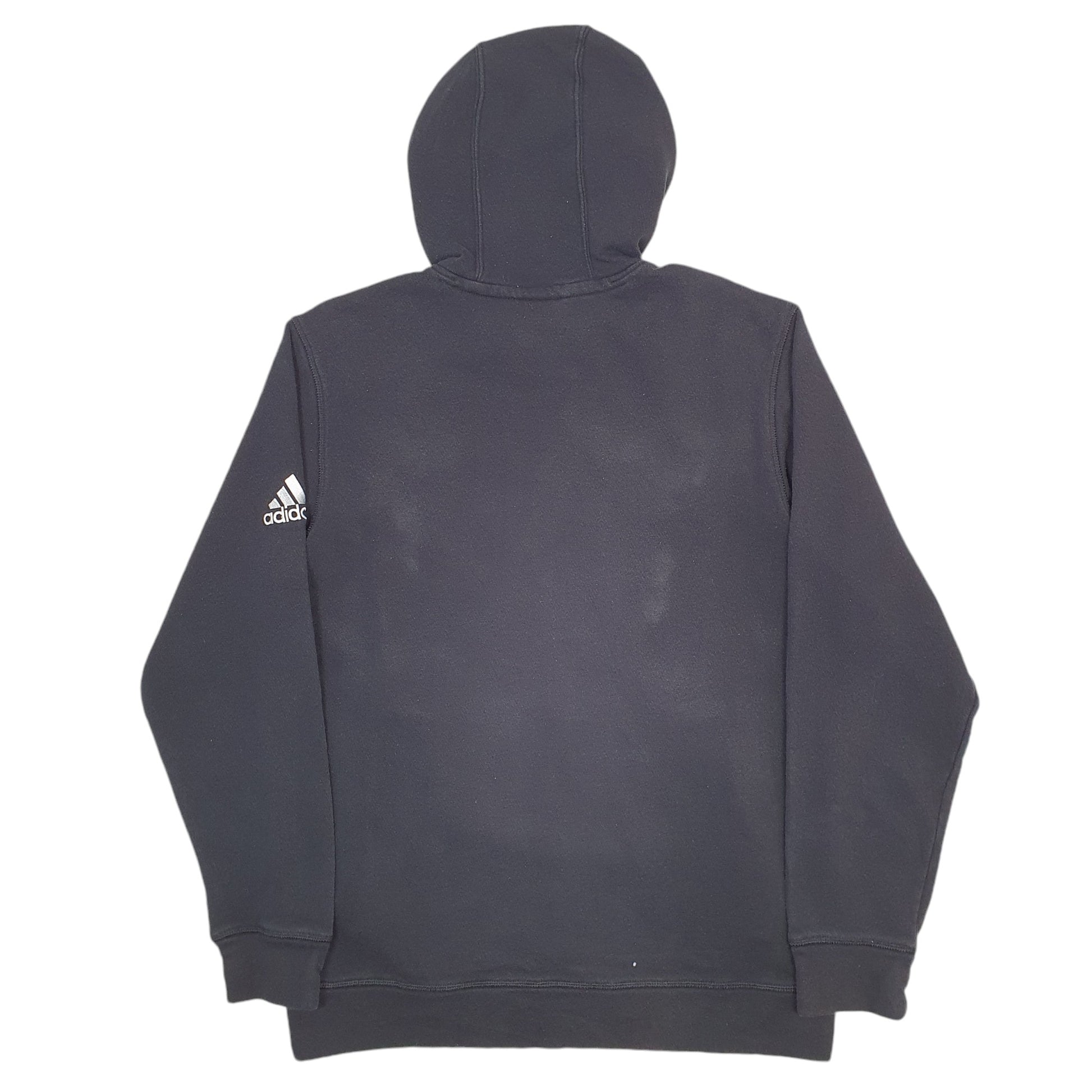 Mens Black Adidas Indiana Volleyball Spellout Hoodie Jumper