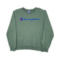 Mens Green Champion  Crewneck Jumper
