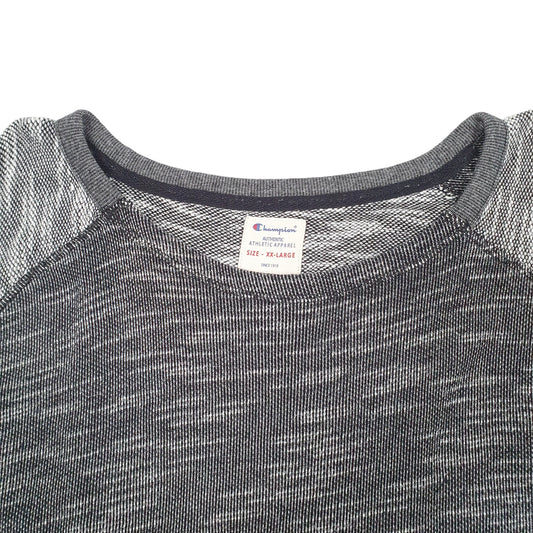 Womens Grey Champion Sweater Top Crewneck Jumper
