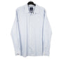 Mens Blue Crew Clothing Company  Long Sleeve Shirt