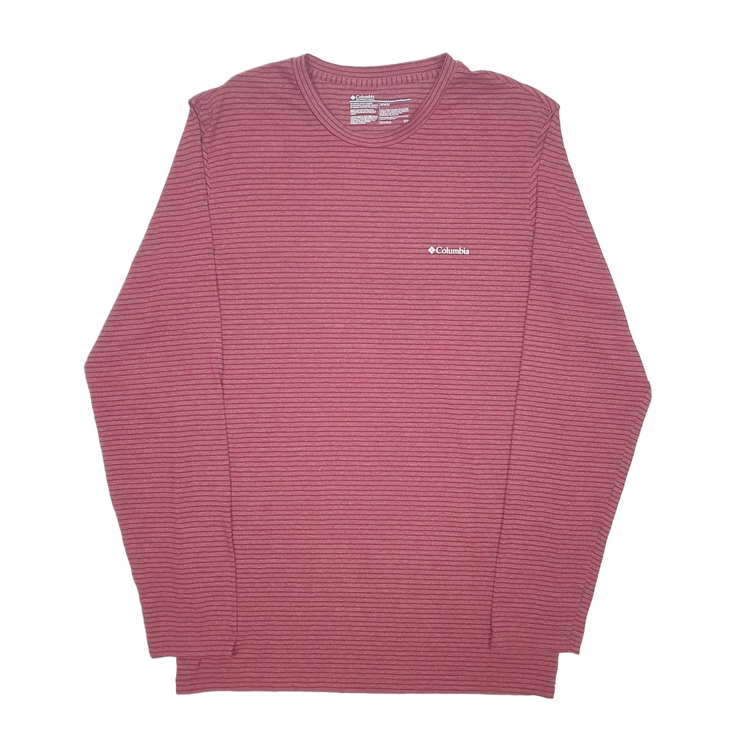 Mens Burgundy Columbia Sportswear  Long Sleeve T Shirt