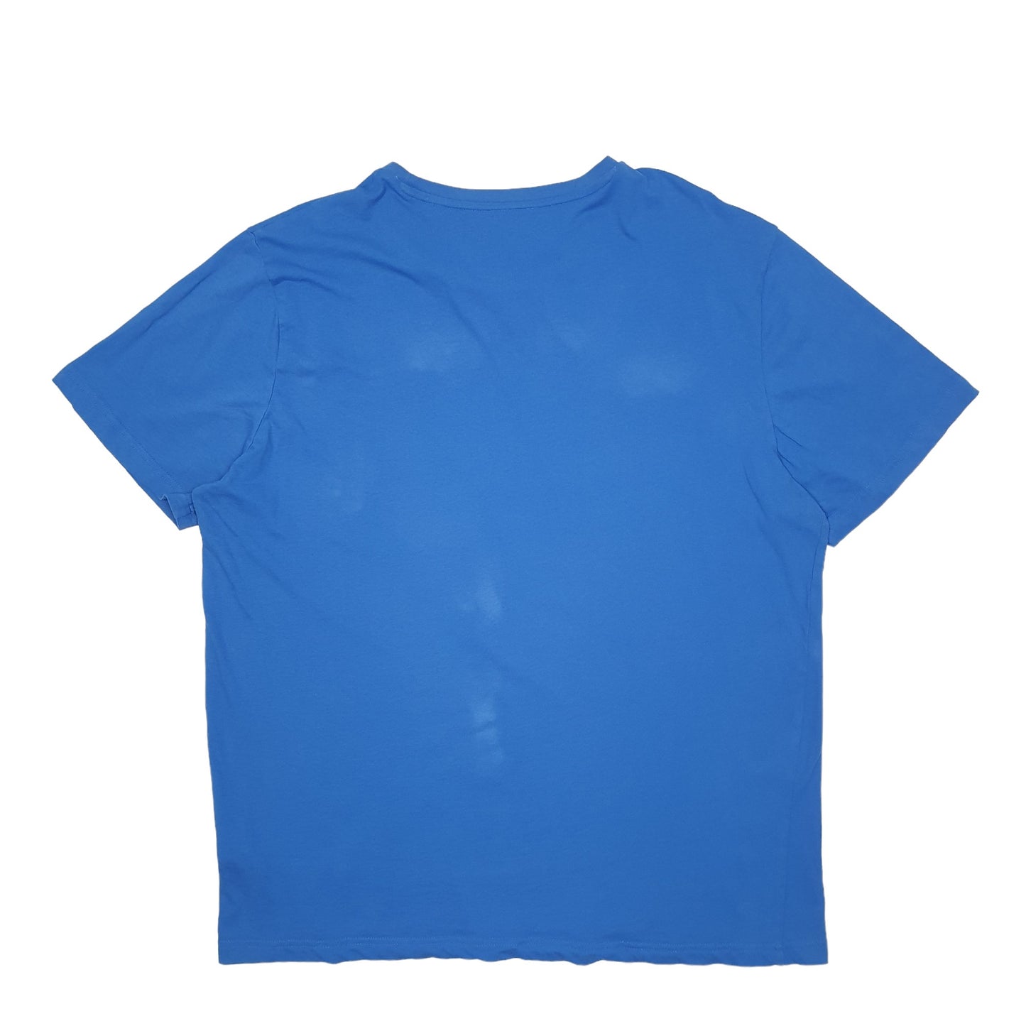 Mens Blue Puma Spellout Short Sleeve T Shirt