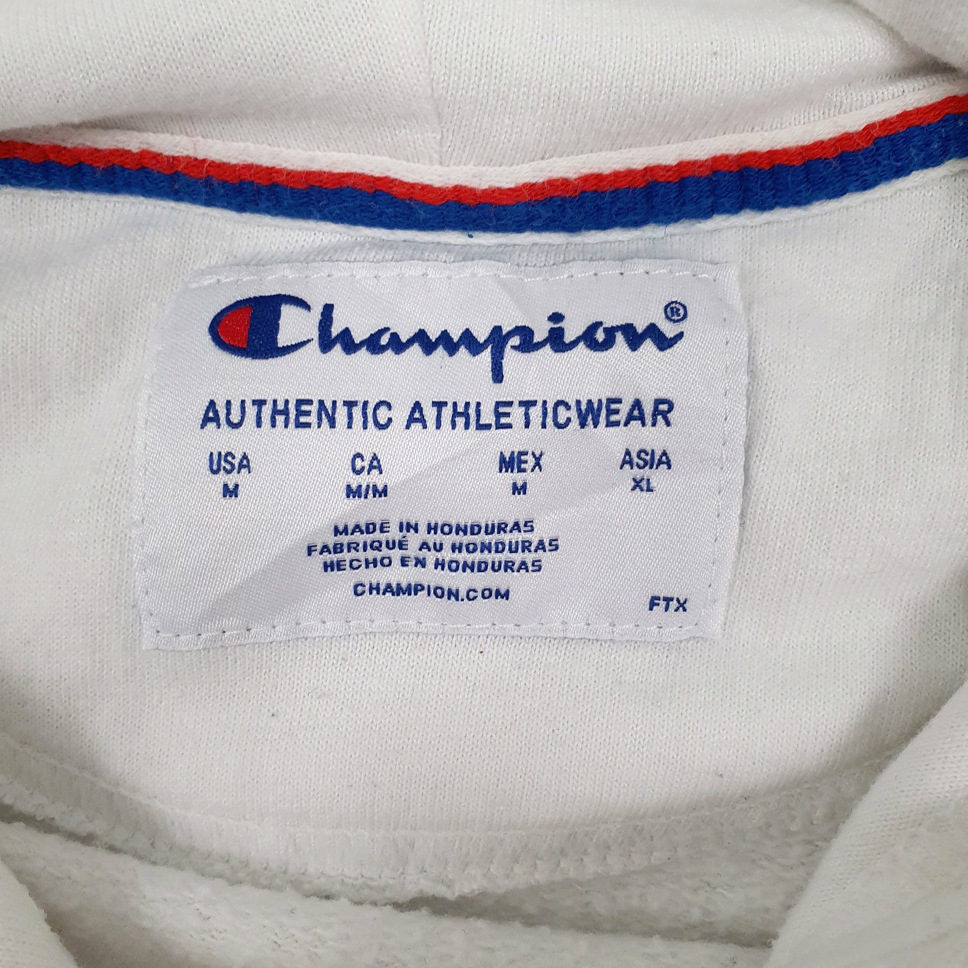 Womens White Champion  Hoodie Jumper