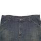 Mens Black Wrangler Denim Jeans Jorts Carpenter Shorts