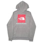 Mens Grey The North Face Spellout Hoodie Jumper