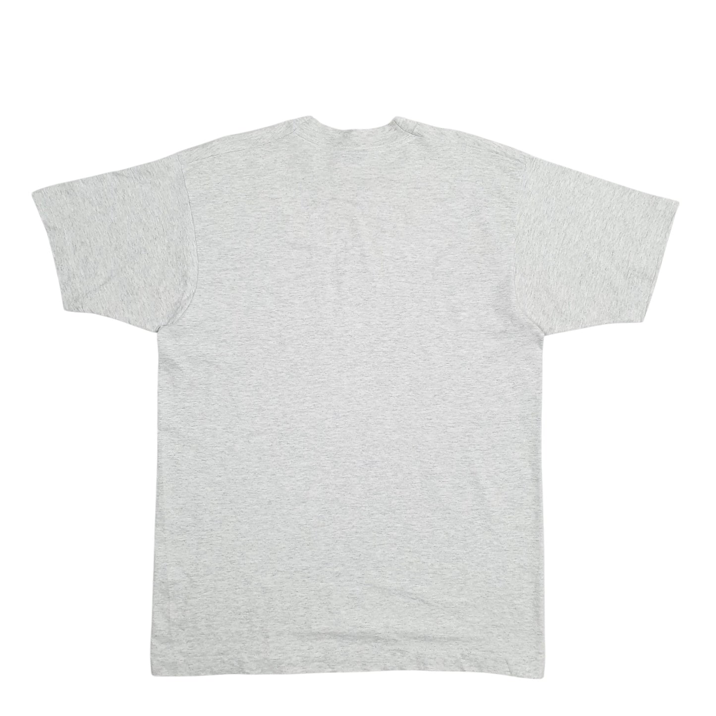 Mens Grey Fruit Of The Loom Single Stitch Vintage 90s Short Sleeve T Shirt