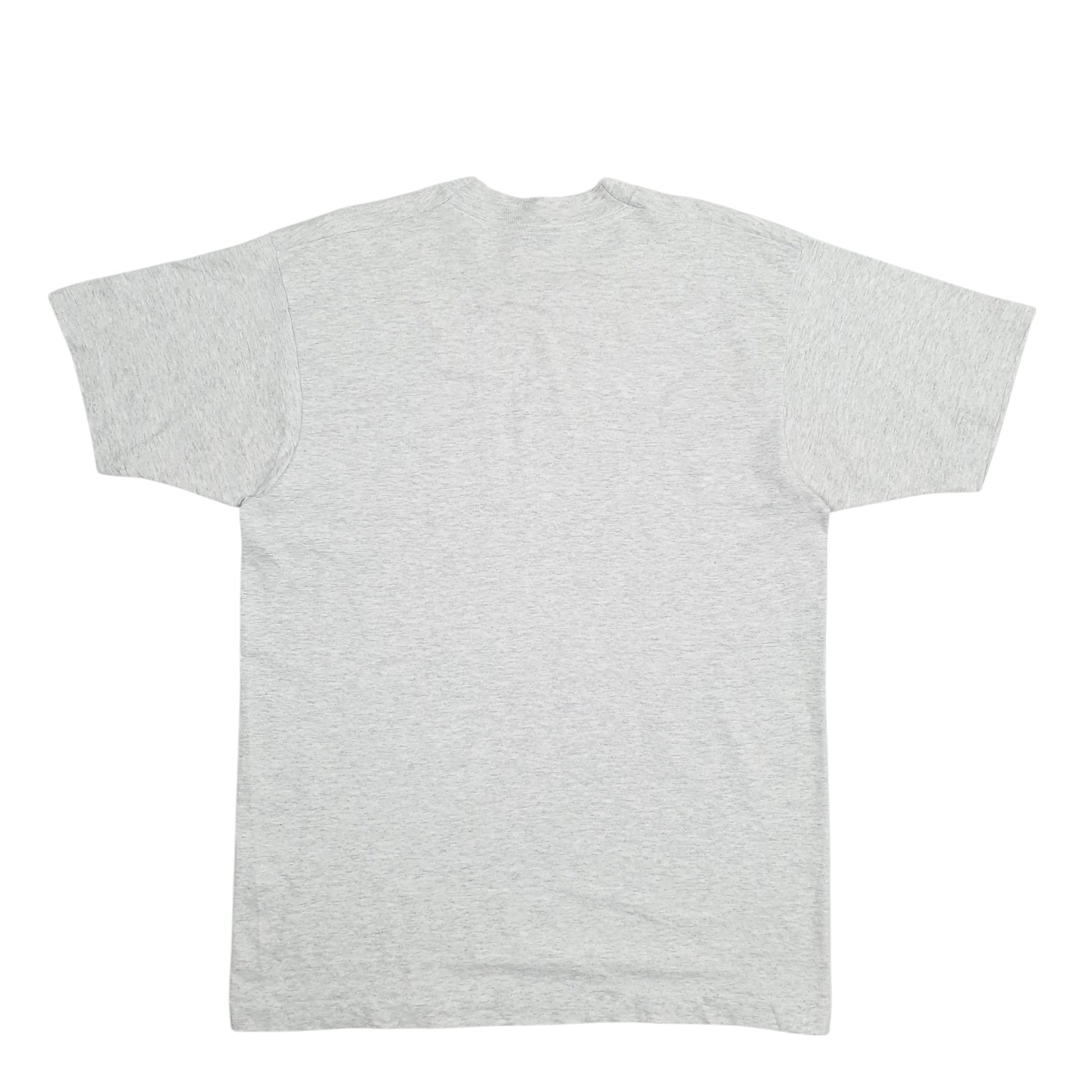 Mens Grey Fruit Of The Loom Single Stitch Vintage 90s Short Sleeve T Shirt