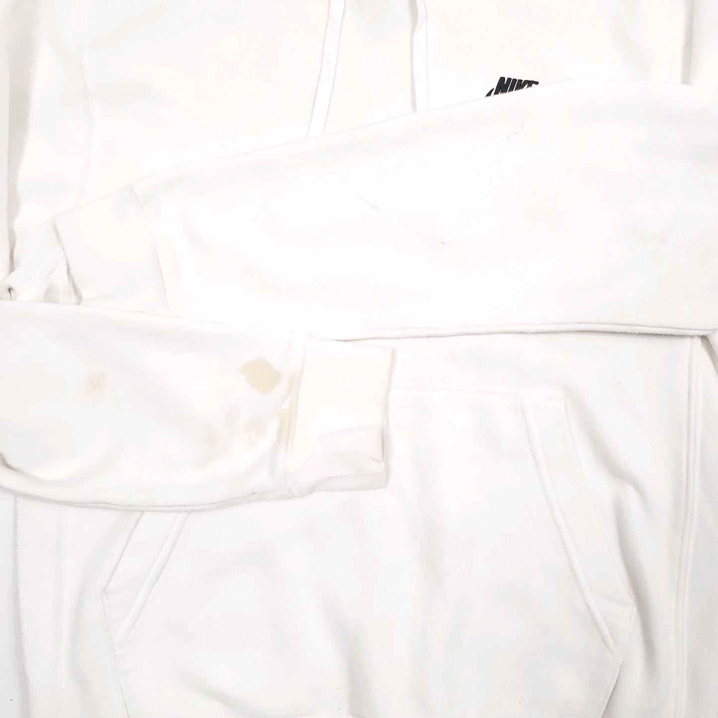 Mens White Nike  Hoodie Jumper