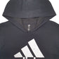 Mens Black Adidas  Hoodie Jumper