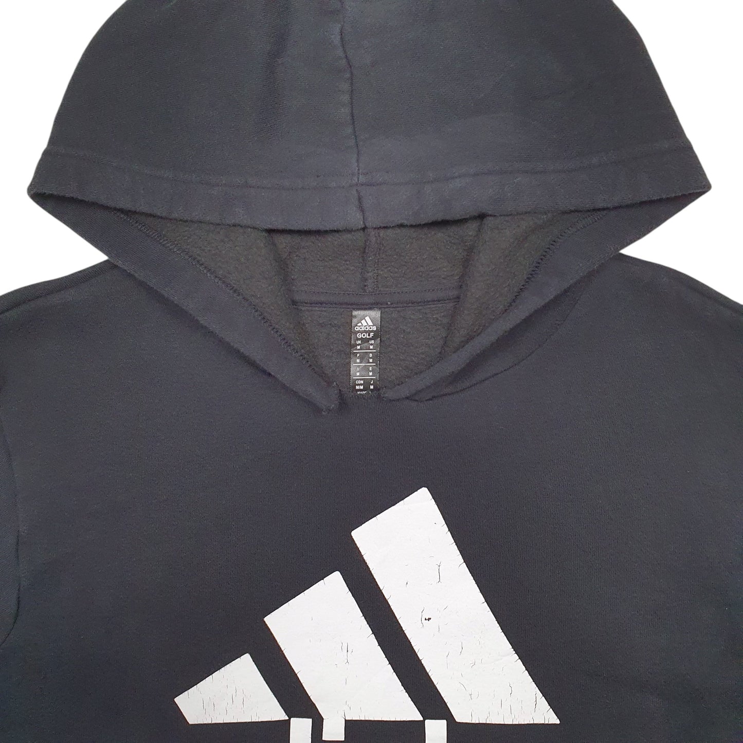 Mens Black Adidas  Hoodie Jumper