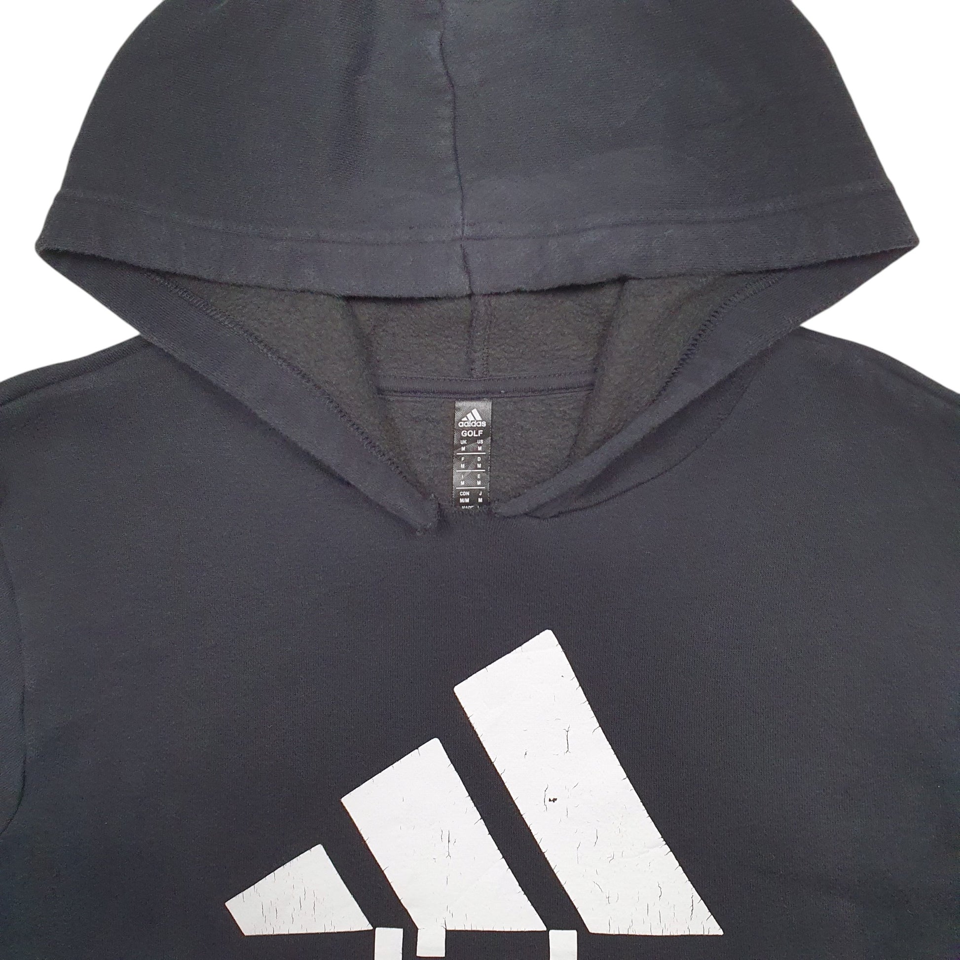 Mens Black Adidas  Hoodie Jumper