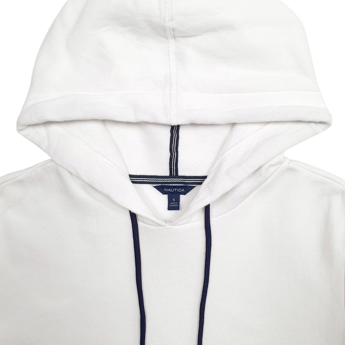 Womens White Nautica Personalised Print Lolo Bestie Hoodie Jumper