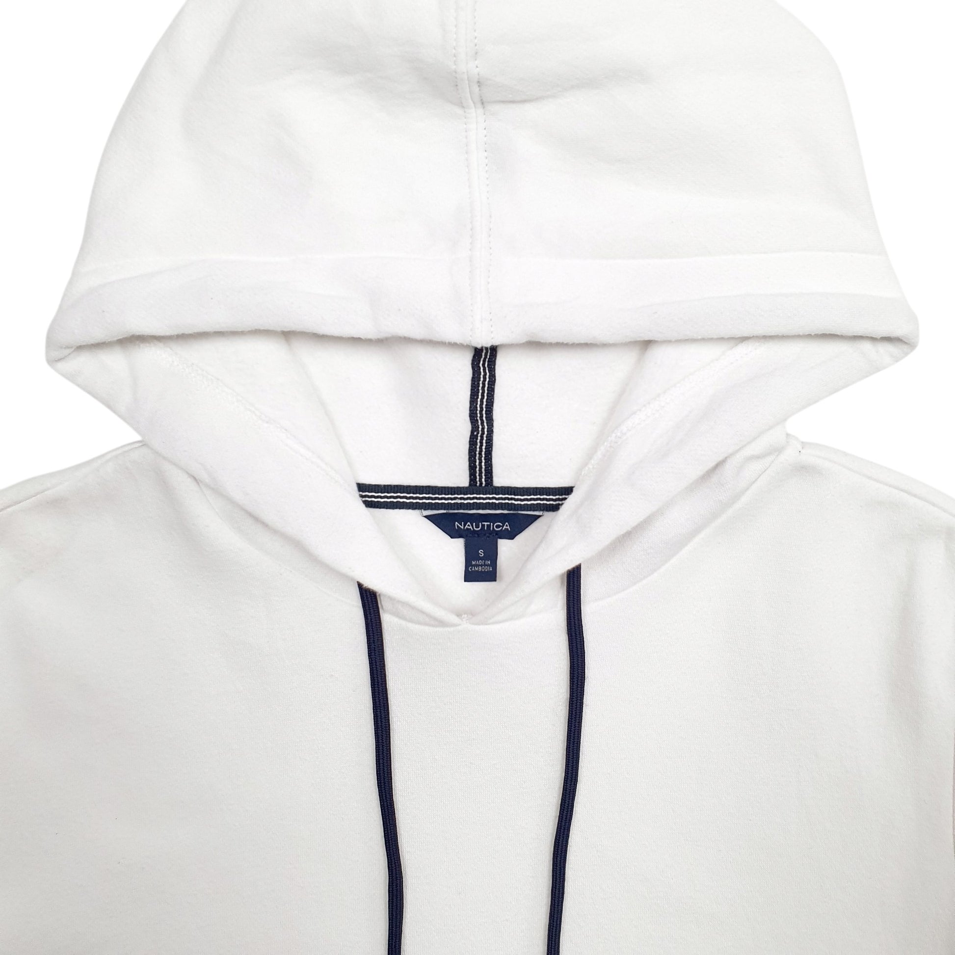 Womens White Nautica Personalised Print Lolo Bestie Hoodie Jumper