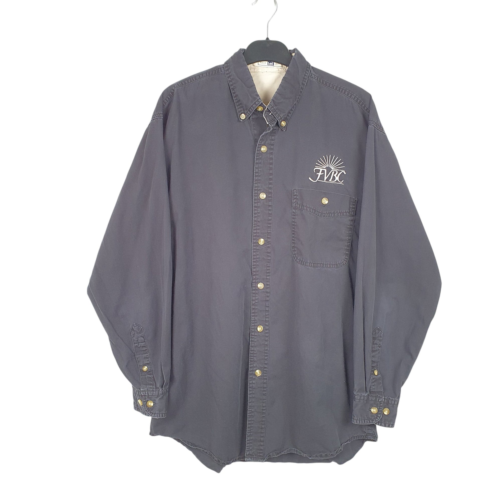 Mens Black Lee FVBC Long Sleeve Shirt