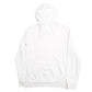 Mens White Fila Spellout Hoodie Jumper